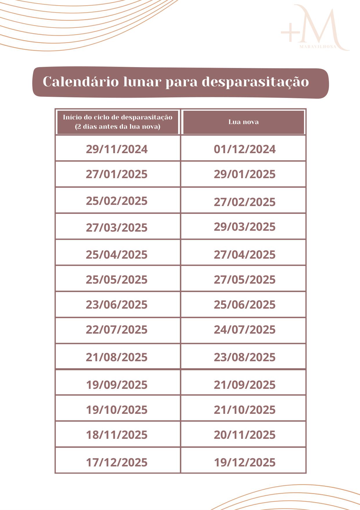 Calendário lunar